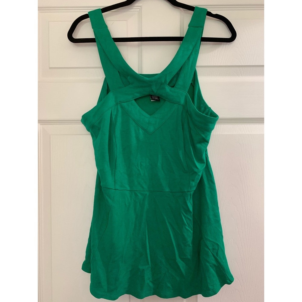 Torrid Green Peplum Top